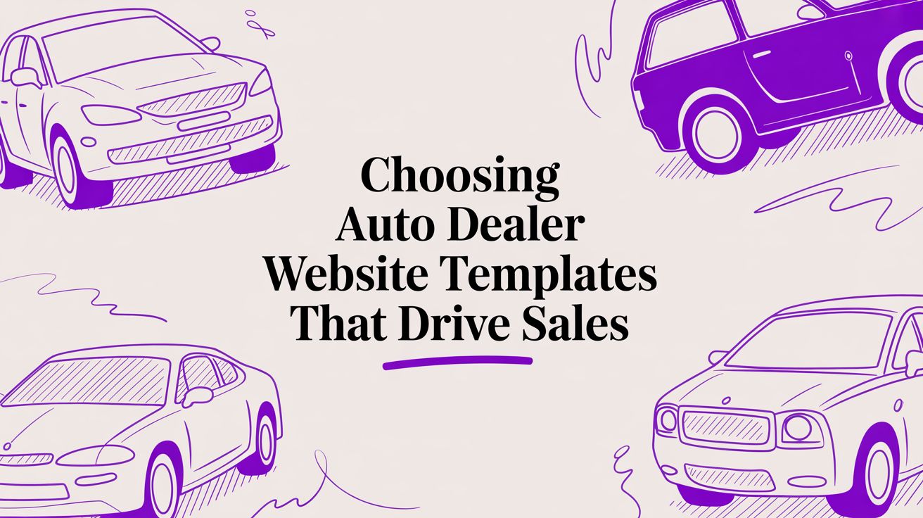 Choosing Auto Dealer Website Templates That Drive Sales
