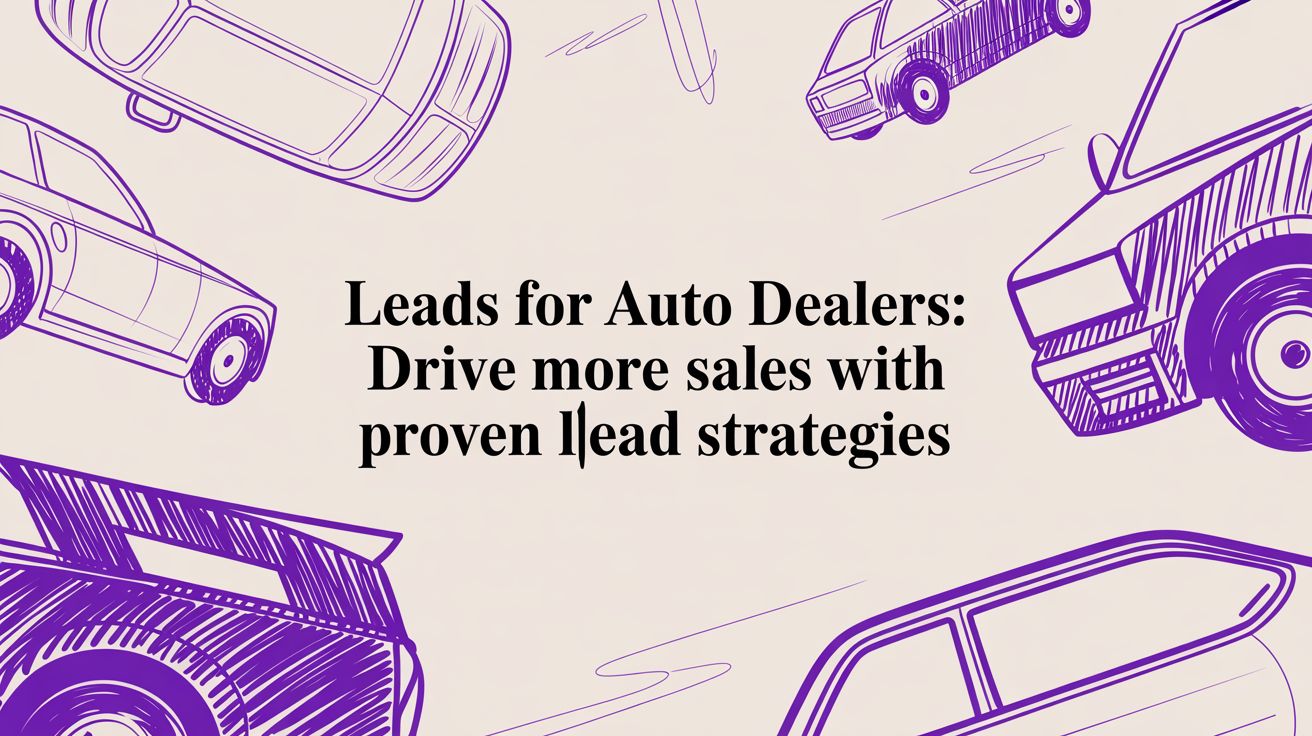 Leads for auto dealers: Drive More Sales with Proven Lead Strategies