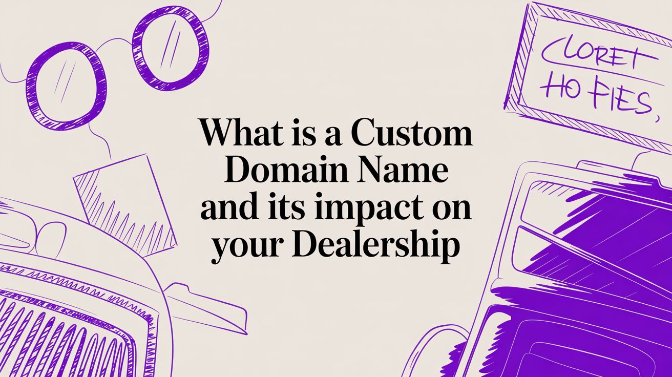 What is a custom domain name and its impact on your dealership