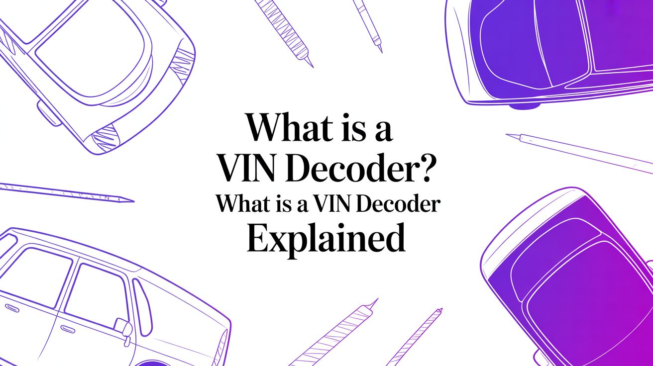 What is a vin decoder? what is a vin decoder explained